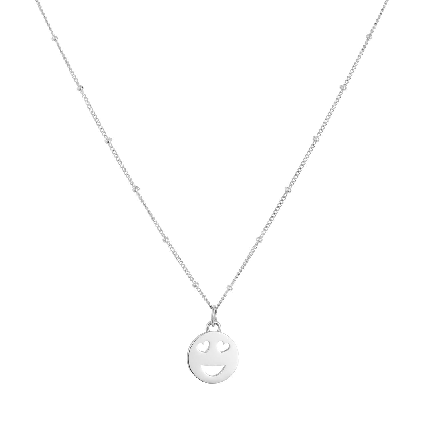 Mood Pendant Necklace Love - Silver