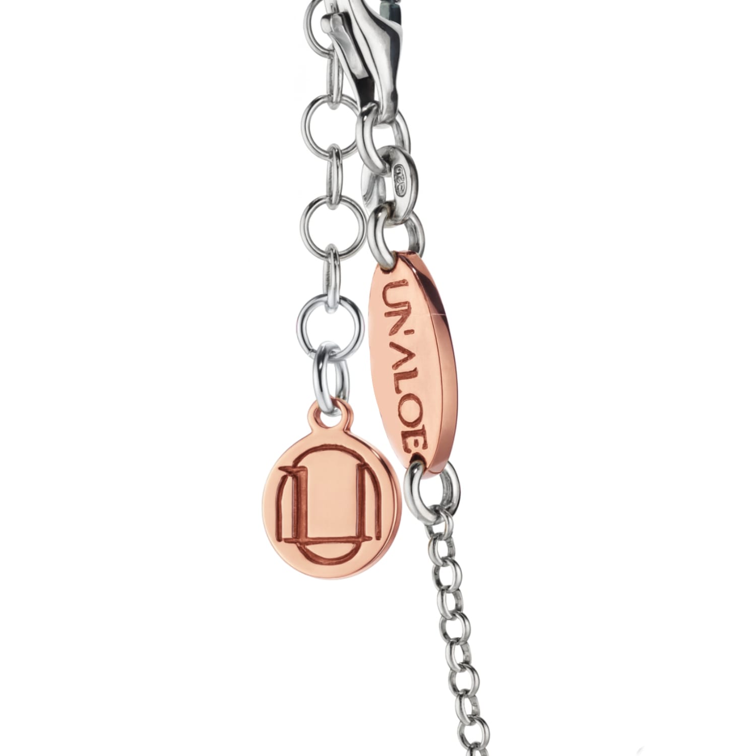 Cross Amen Necklace Silver With Natural Sapphire - Elegant Jewelry For Women