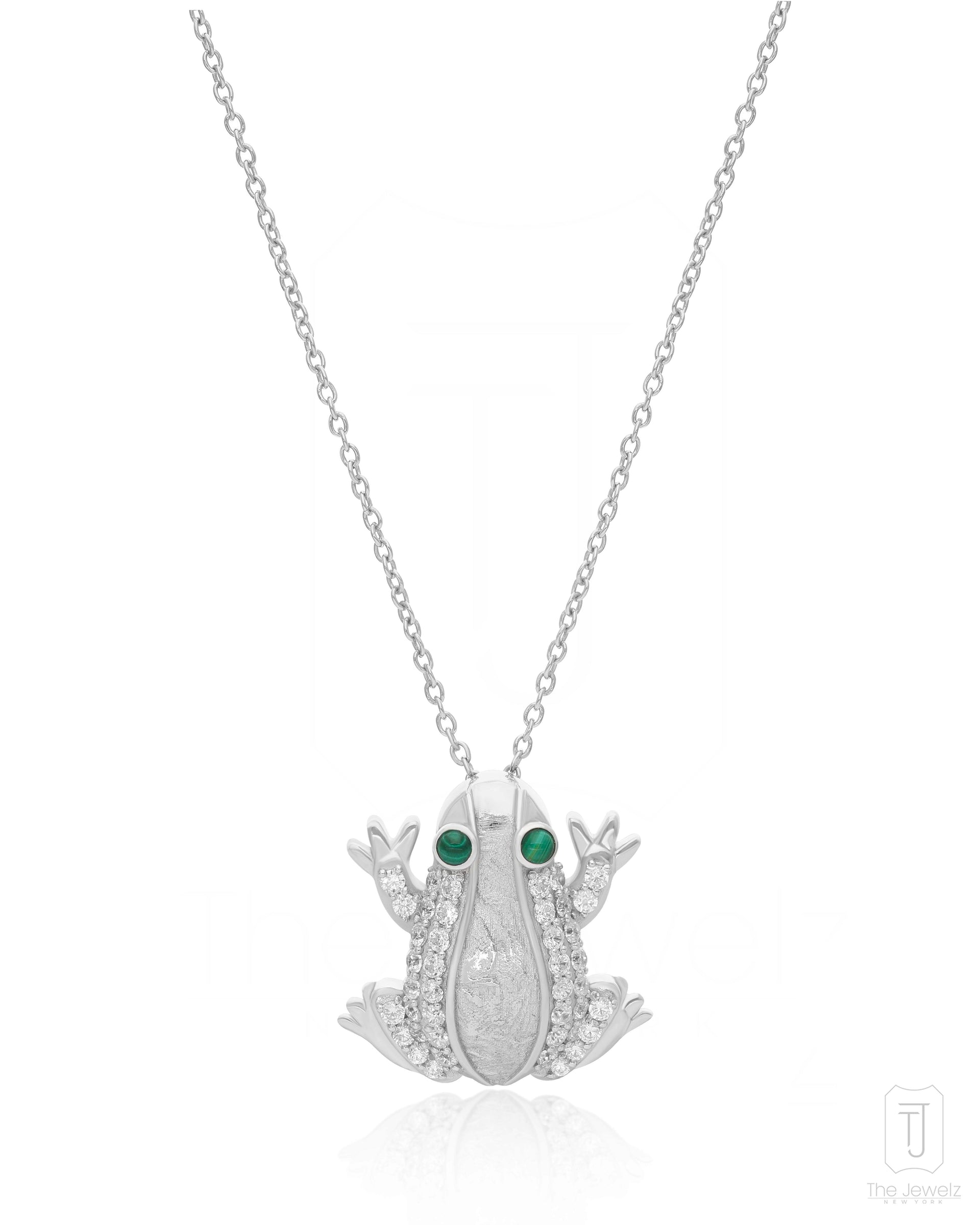 Moonpond Frog Necklace - 925 Silver