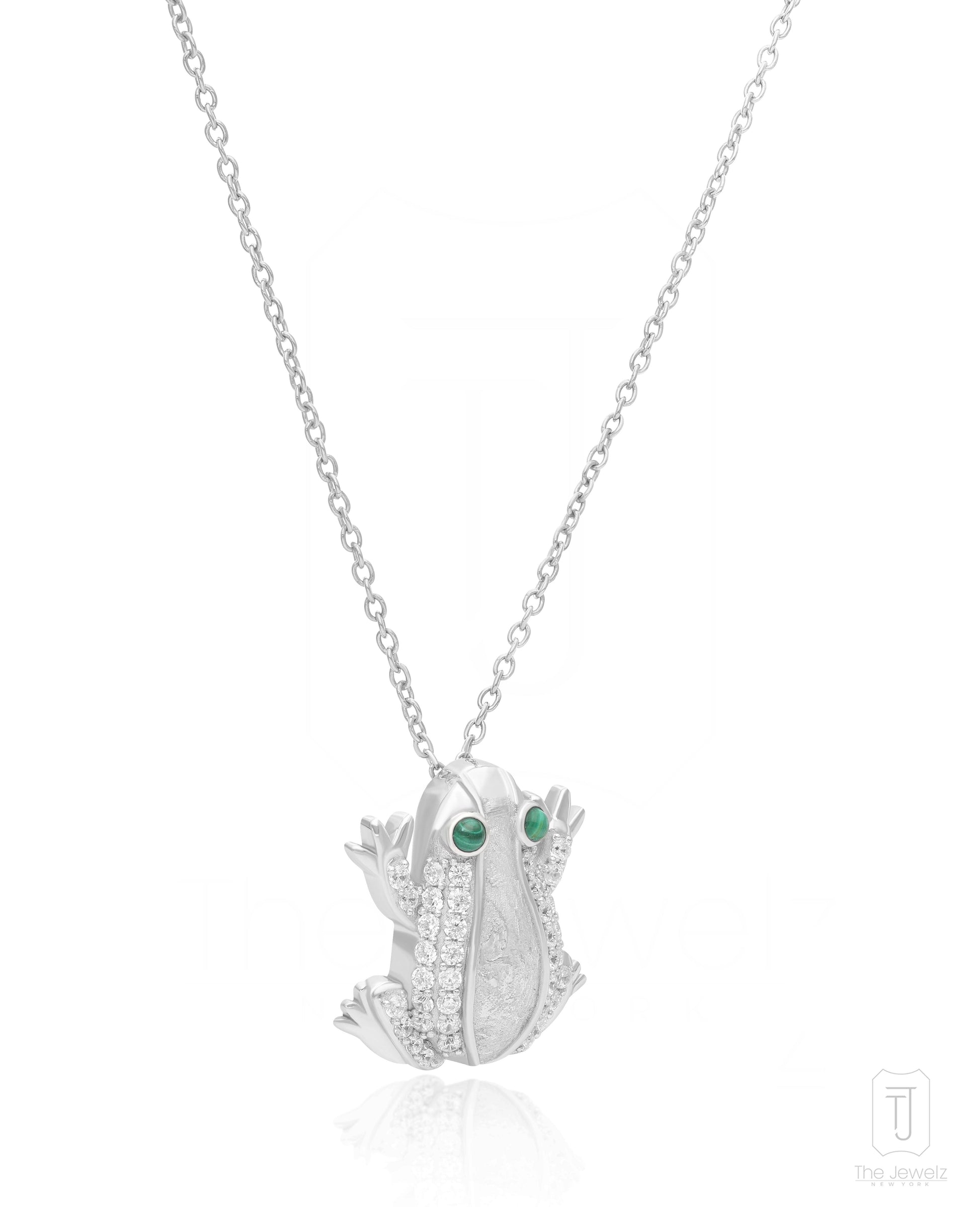 Moonpond Frog Necklace - 925 Silver