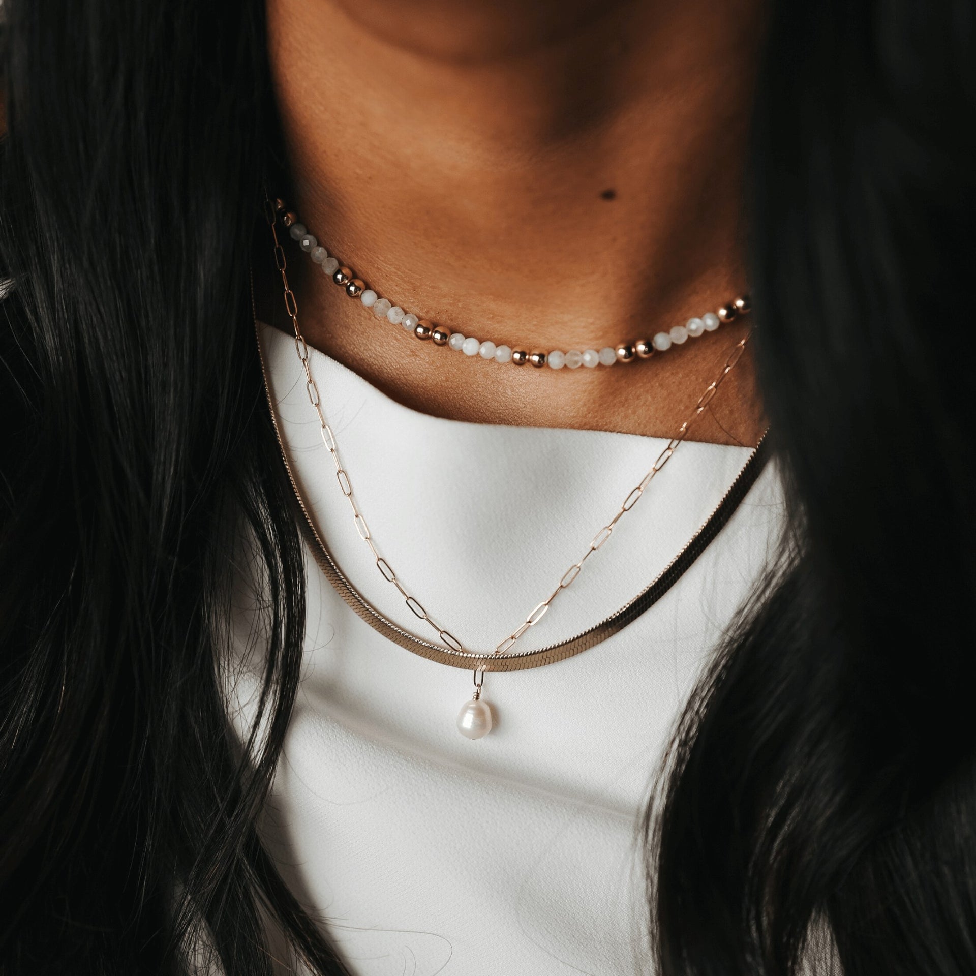 Moonstone Choker