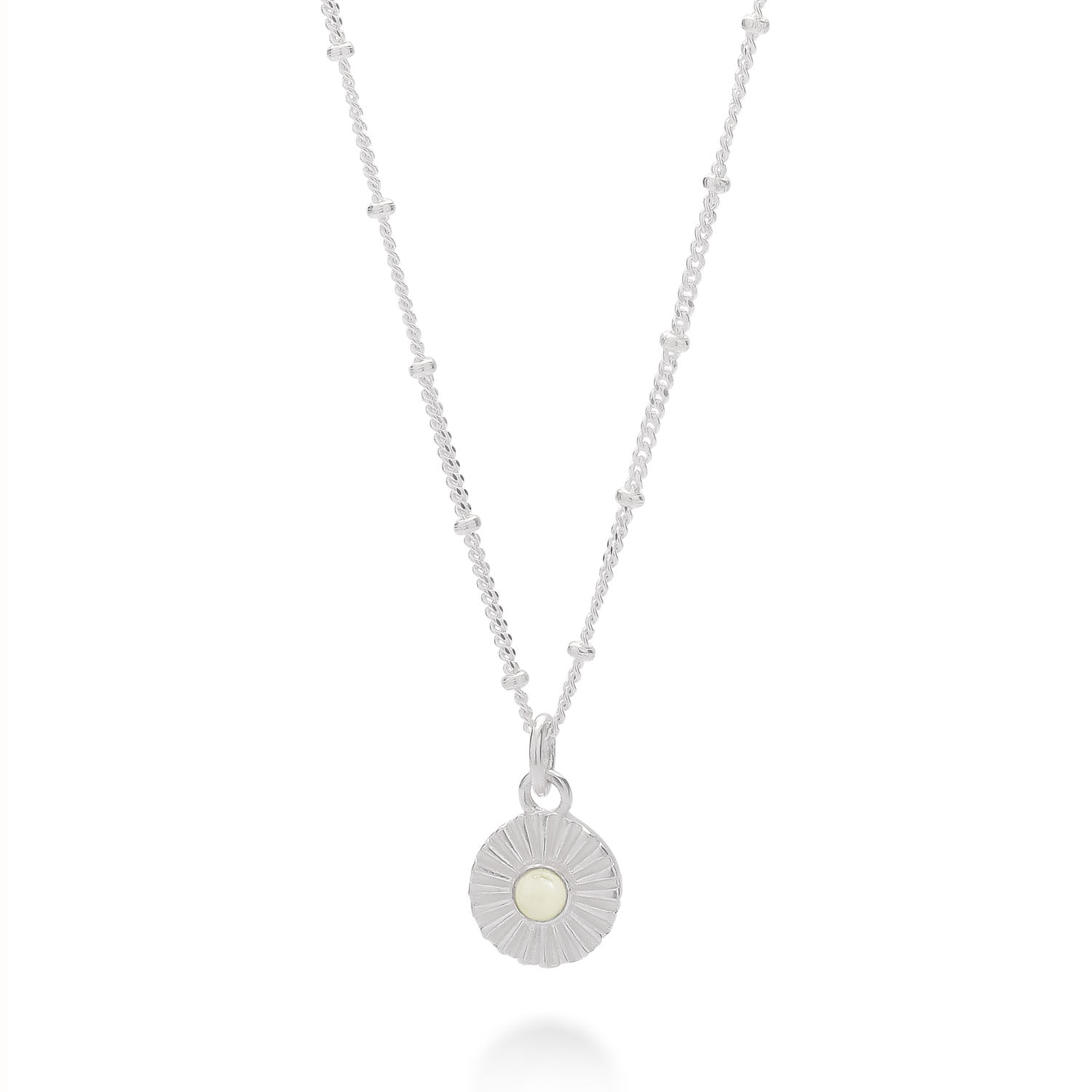 Moonstone Radiance Birthstone Necklace - June