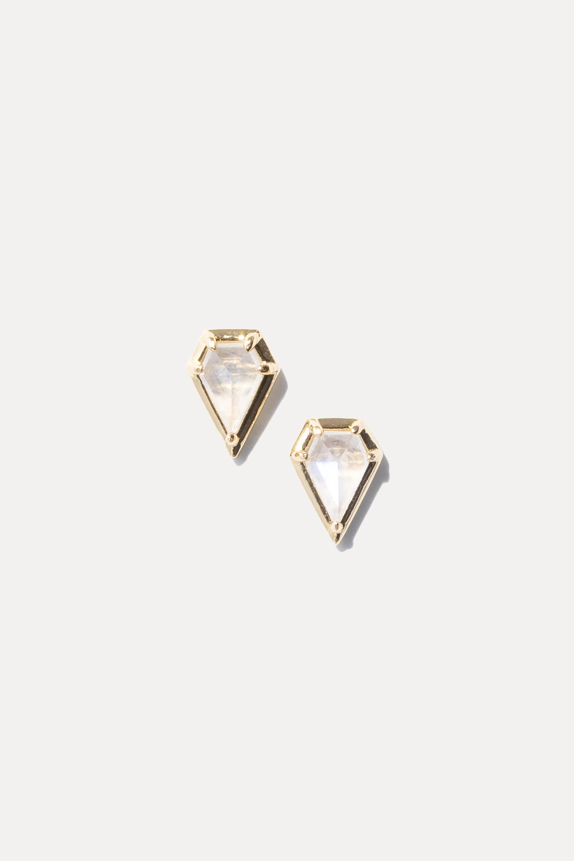 Moonstone Drop Studs