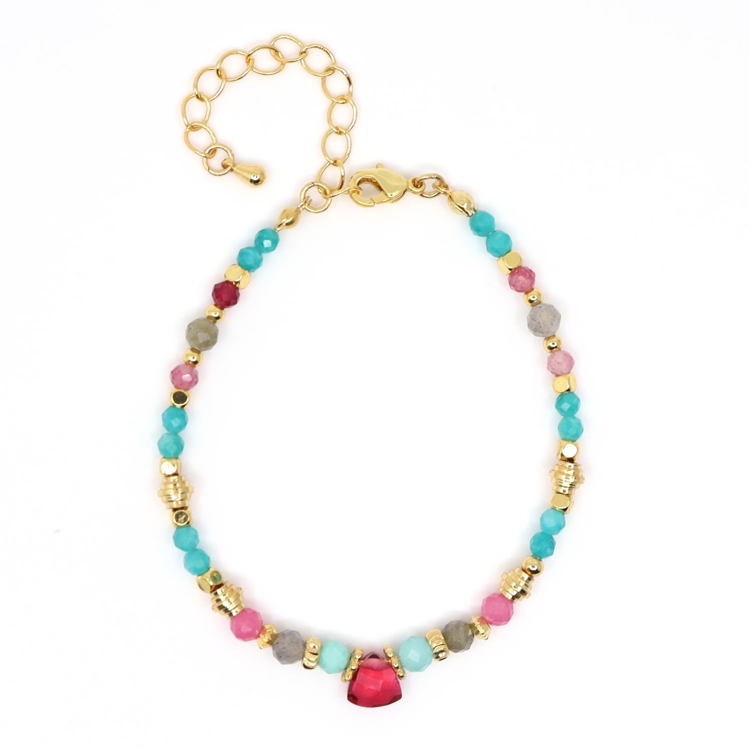 Multi Colored Beaded Bracelet