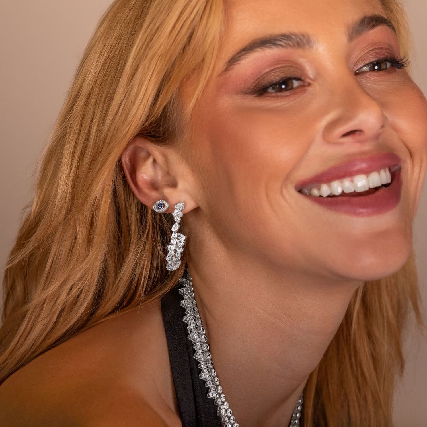 Multi Shape Hoop Earrings - Silver