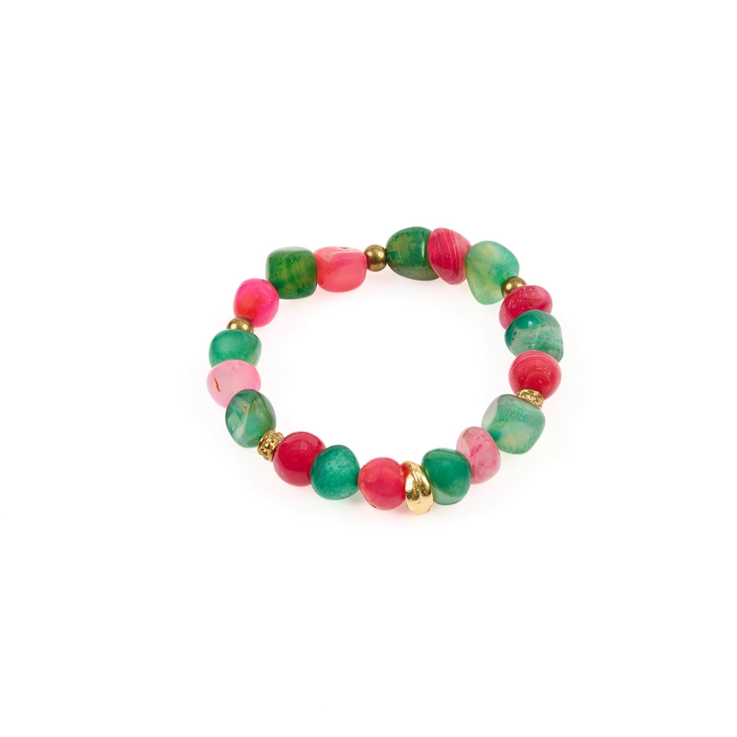 Multicolor Agate Natural Stone Bracelet