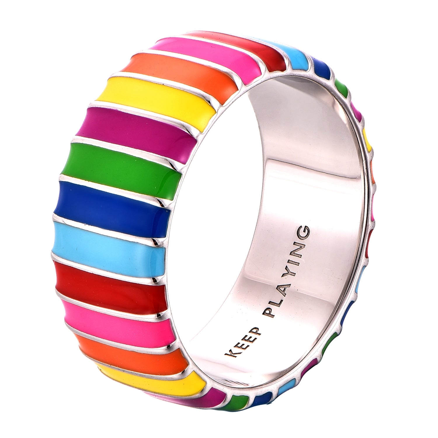 Multicolour Thick Ring