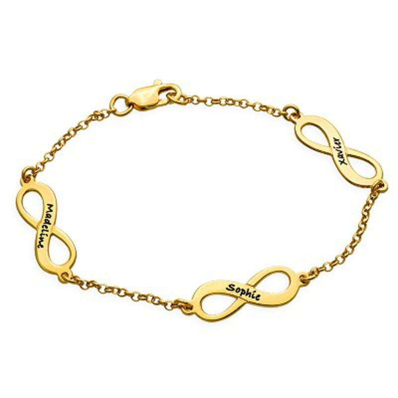 Multiple Infinity Bracelet in 14K Yellow Gold