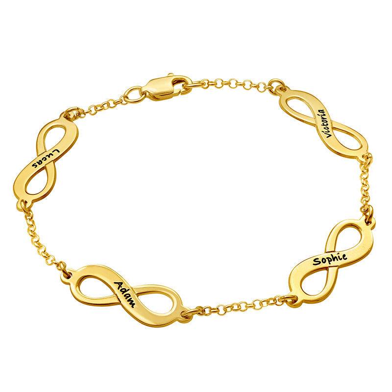 Multiple Infinity Bracelet in Vermeil