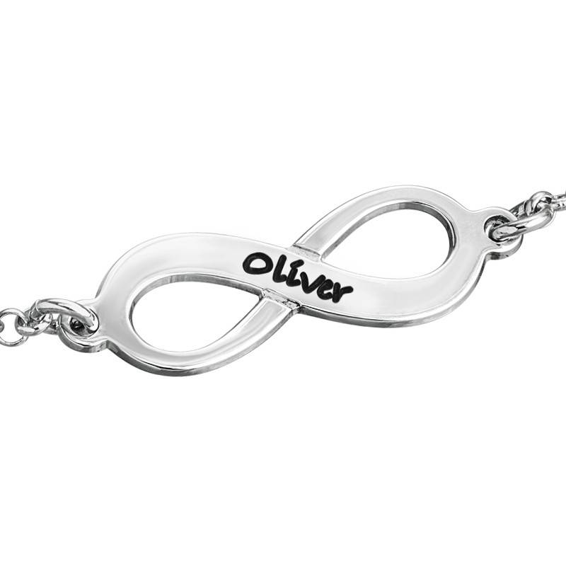 Multiple Infinity Bracelet in 14K White Gold