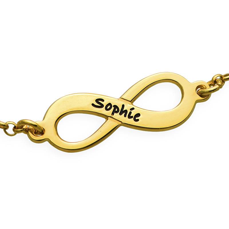 Multiple Infinity Bracelet in Gold Plating