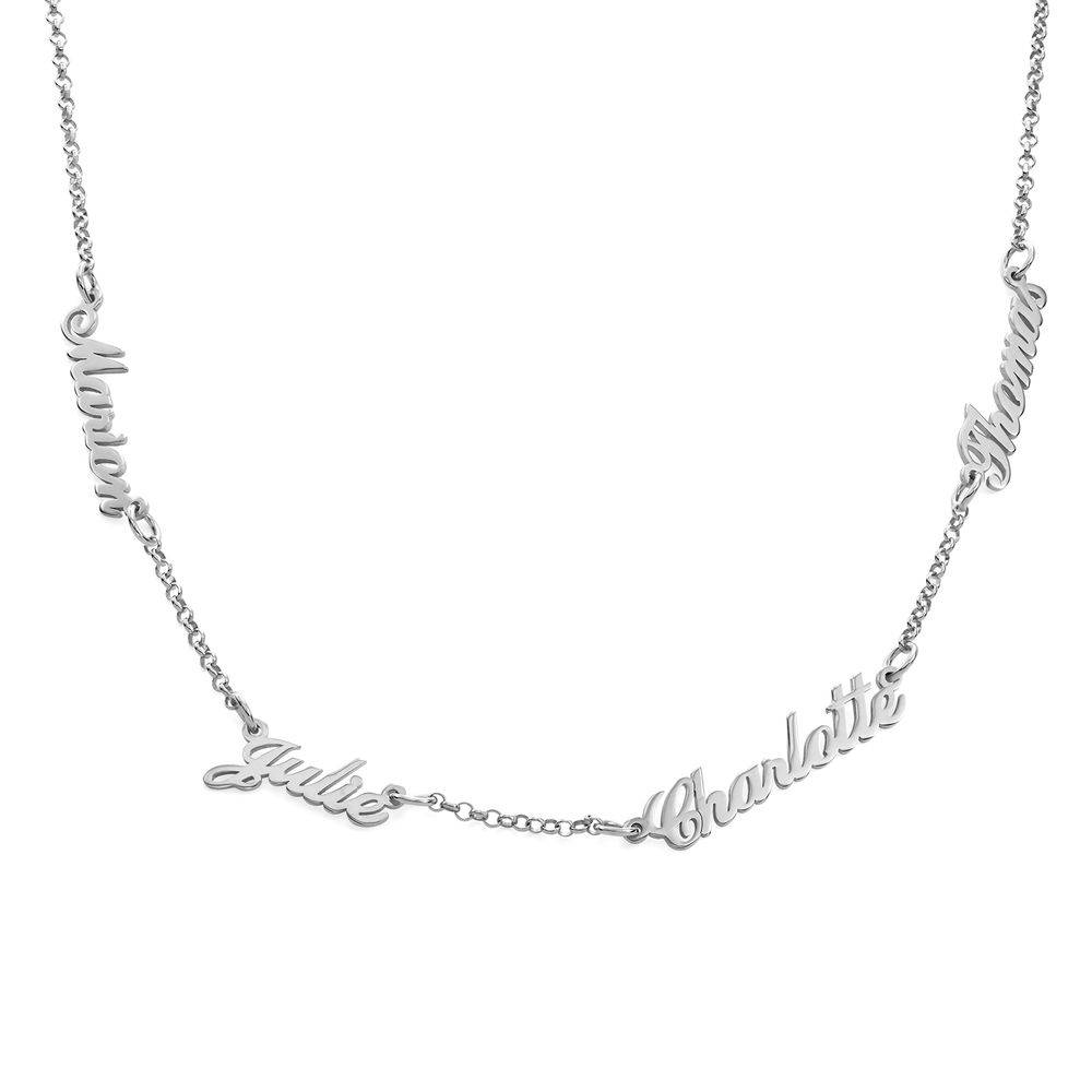 Heritage Multiple Name Necklace in Silver