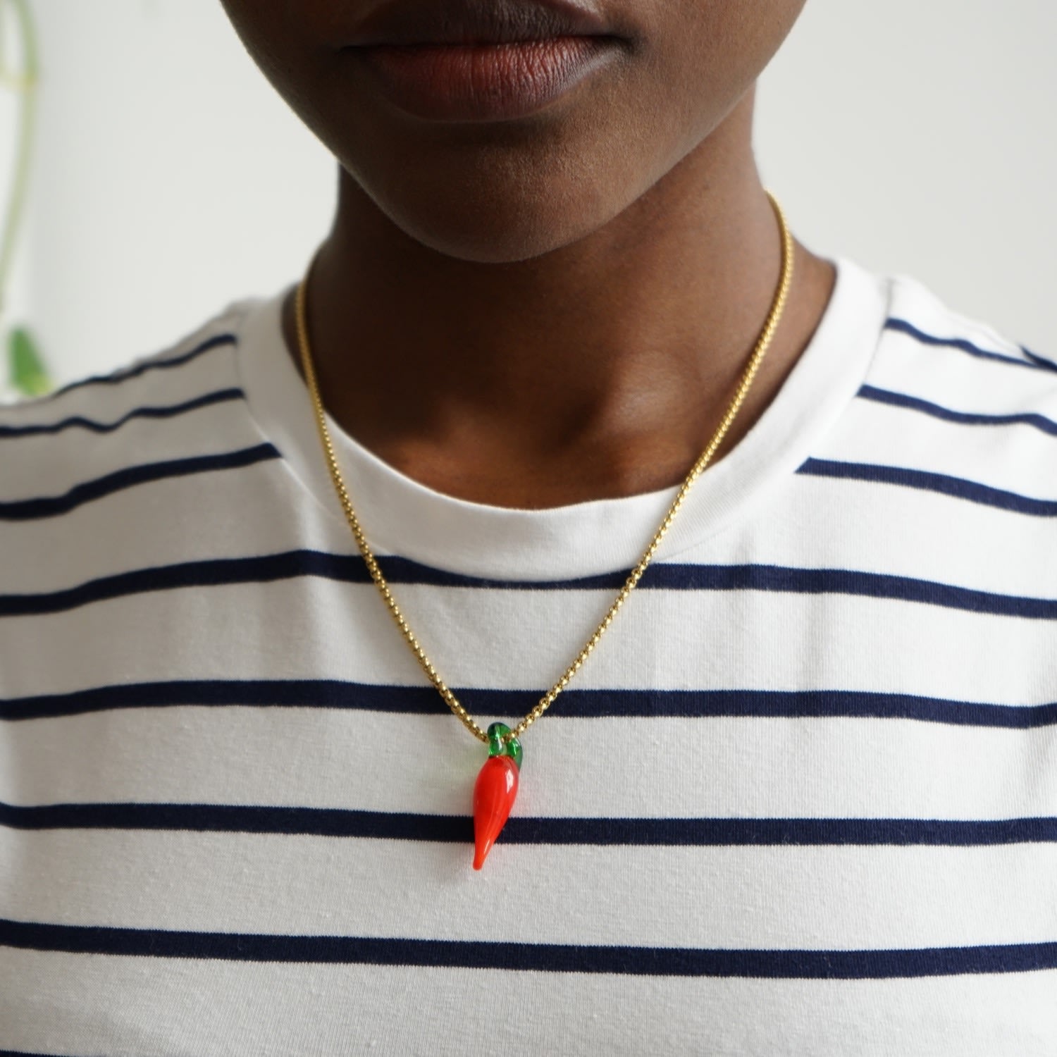 Murano Glass Chili Necklace