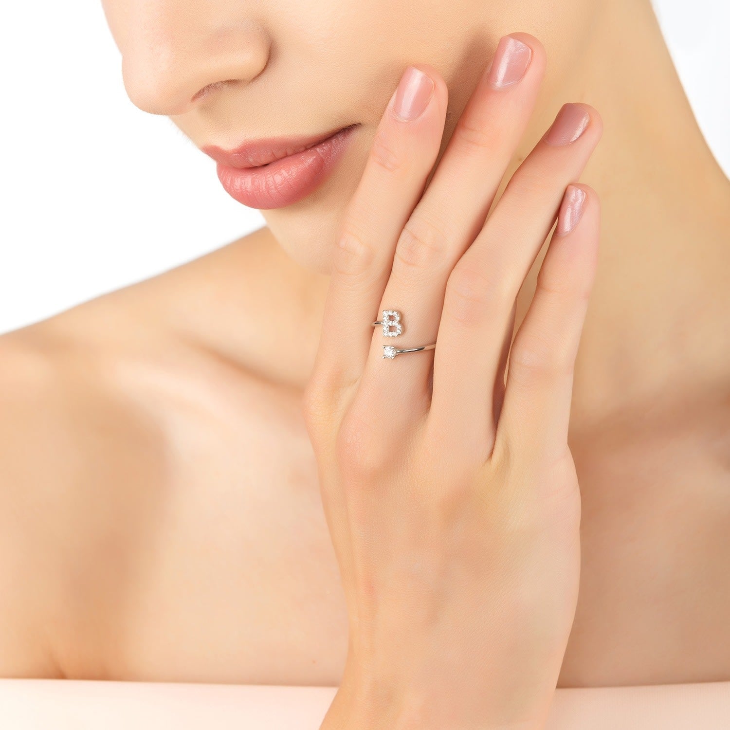 Initial Ring Silver B