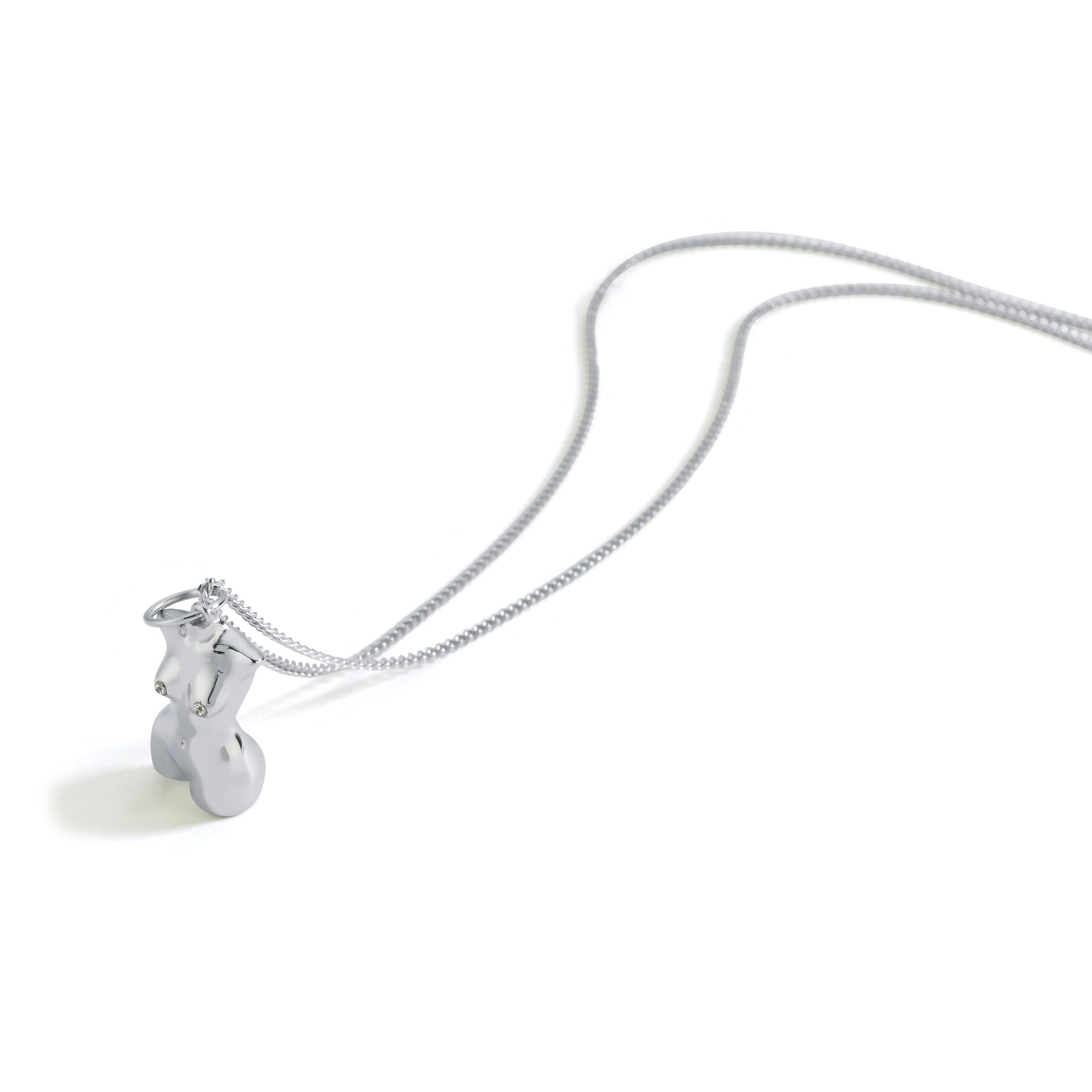 My Girl Pendant Necklace Silver