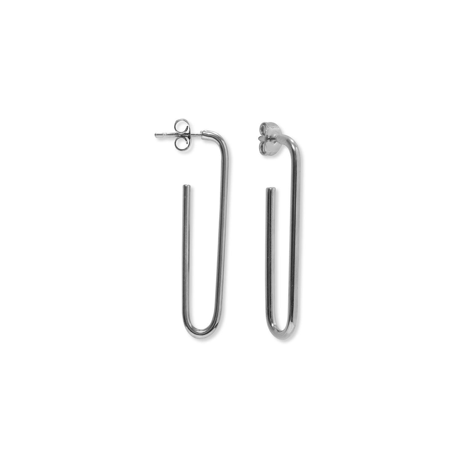 Mya Hoops - Silver