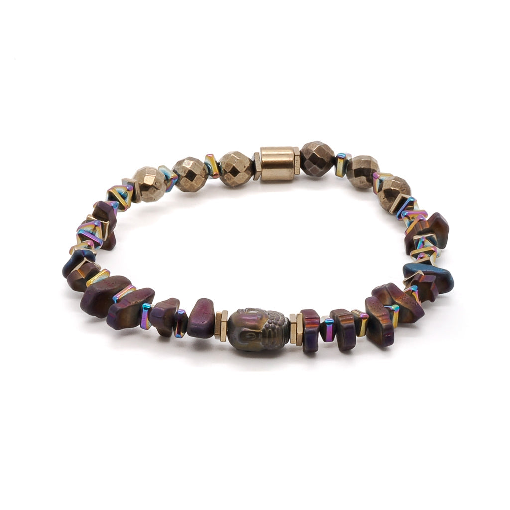 Mystic Buddha Bracelet - Purple