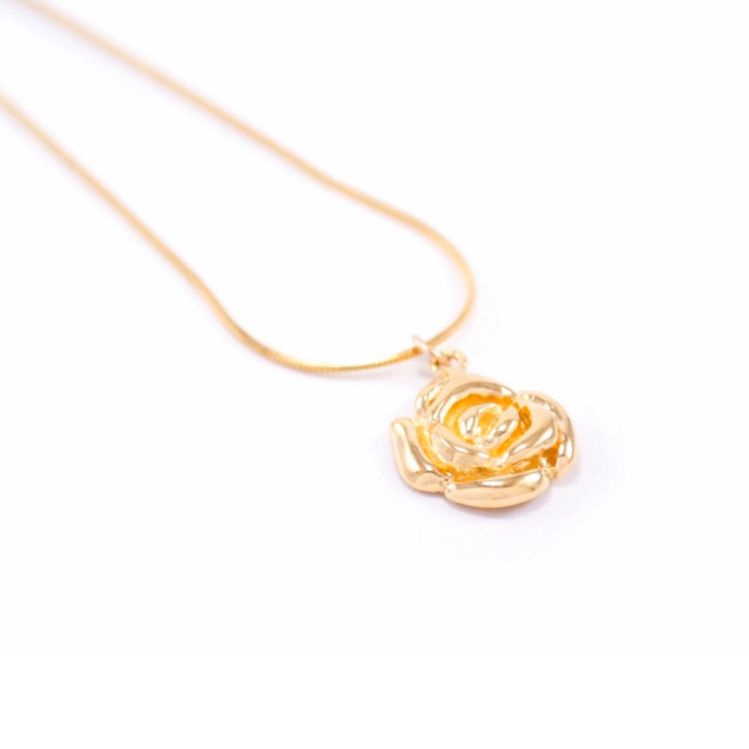 Mystic Rose Adjustable Necklace, Gold, As Seen On Olivia Culpo