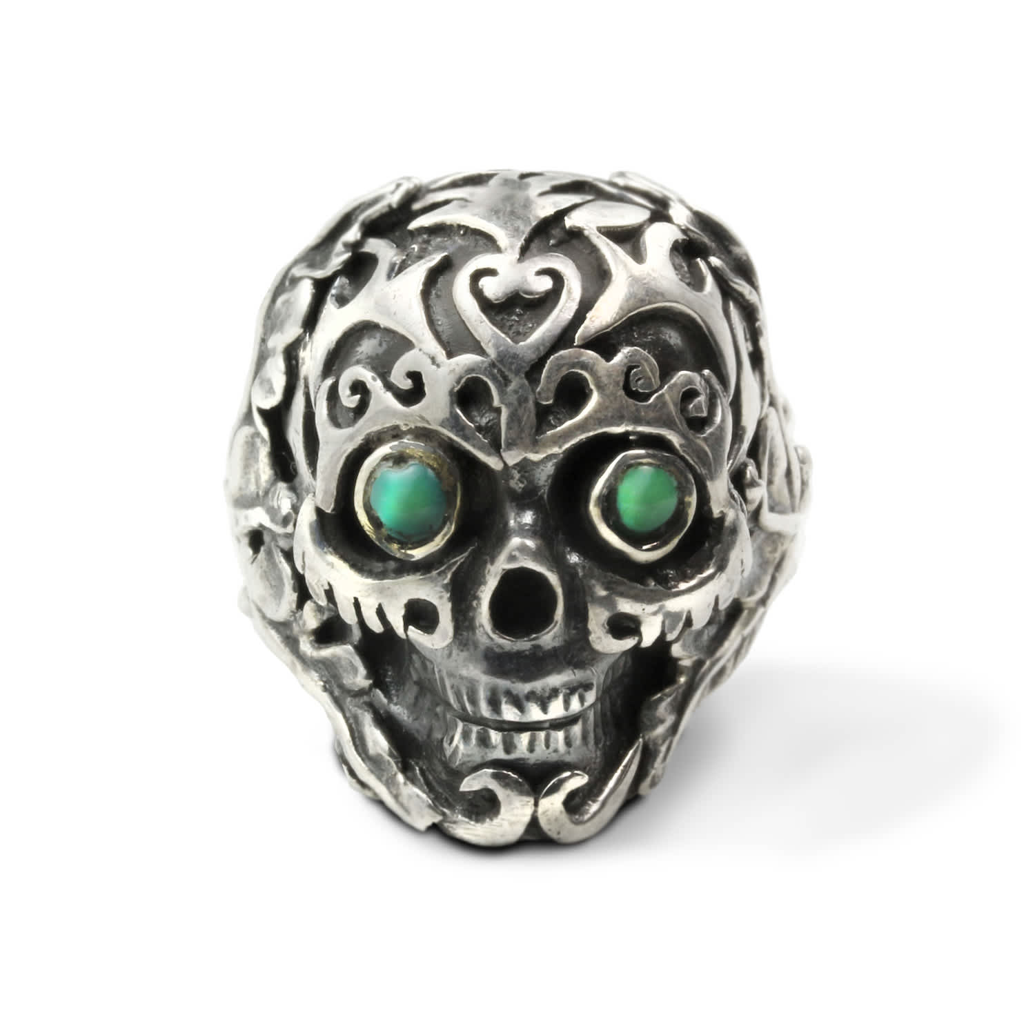 Mystic Sea Ring With Turquoise In Sterling Silver