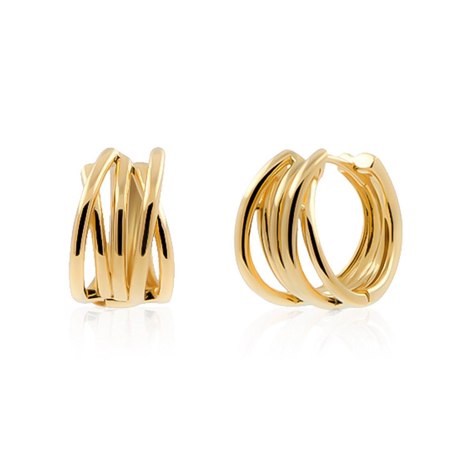 Spiral Hoop Earrings