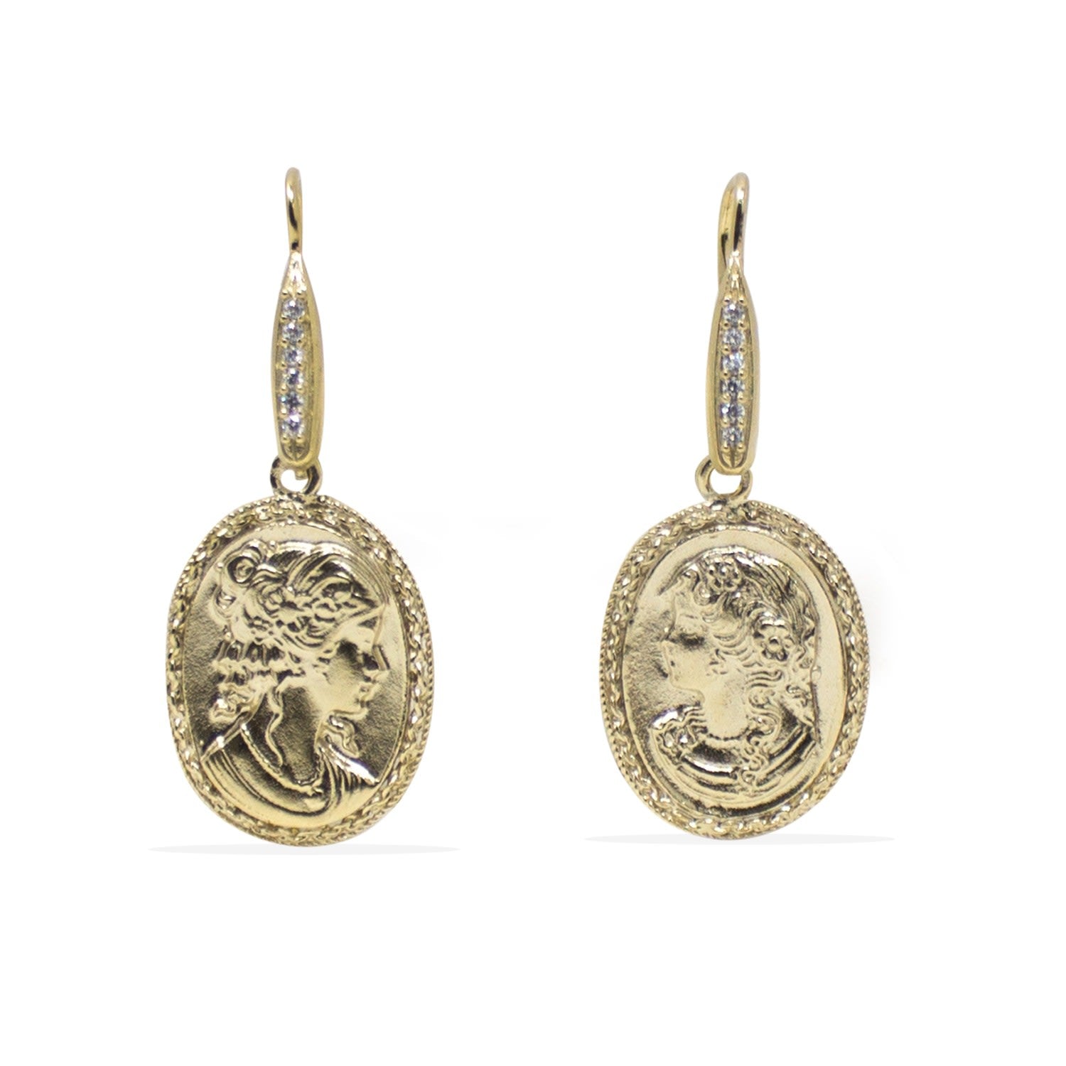 Proserpine Gold-Plated Earrings