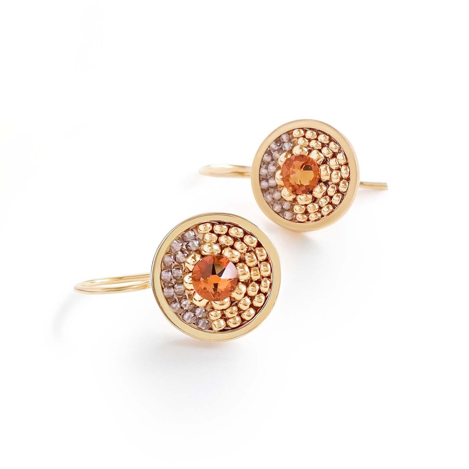Infinity Drop Earrings - Silk