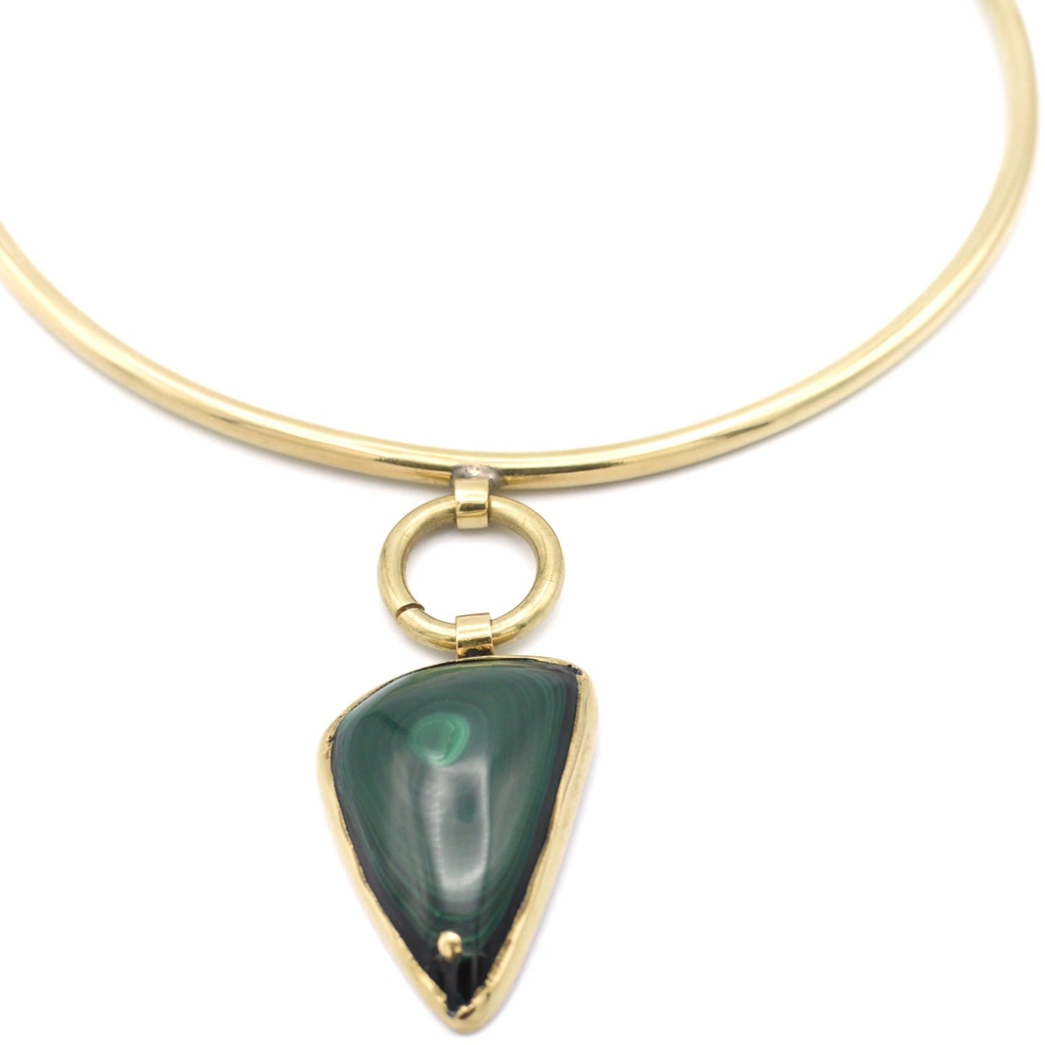 Kijani Malachite Drop Choker