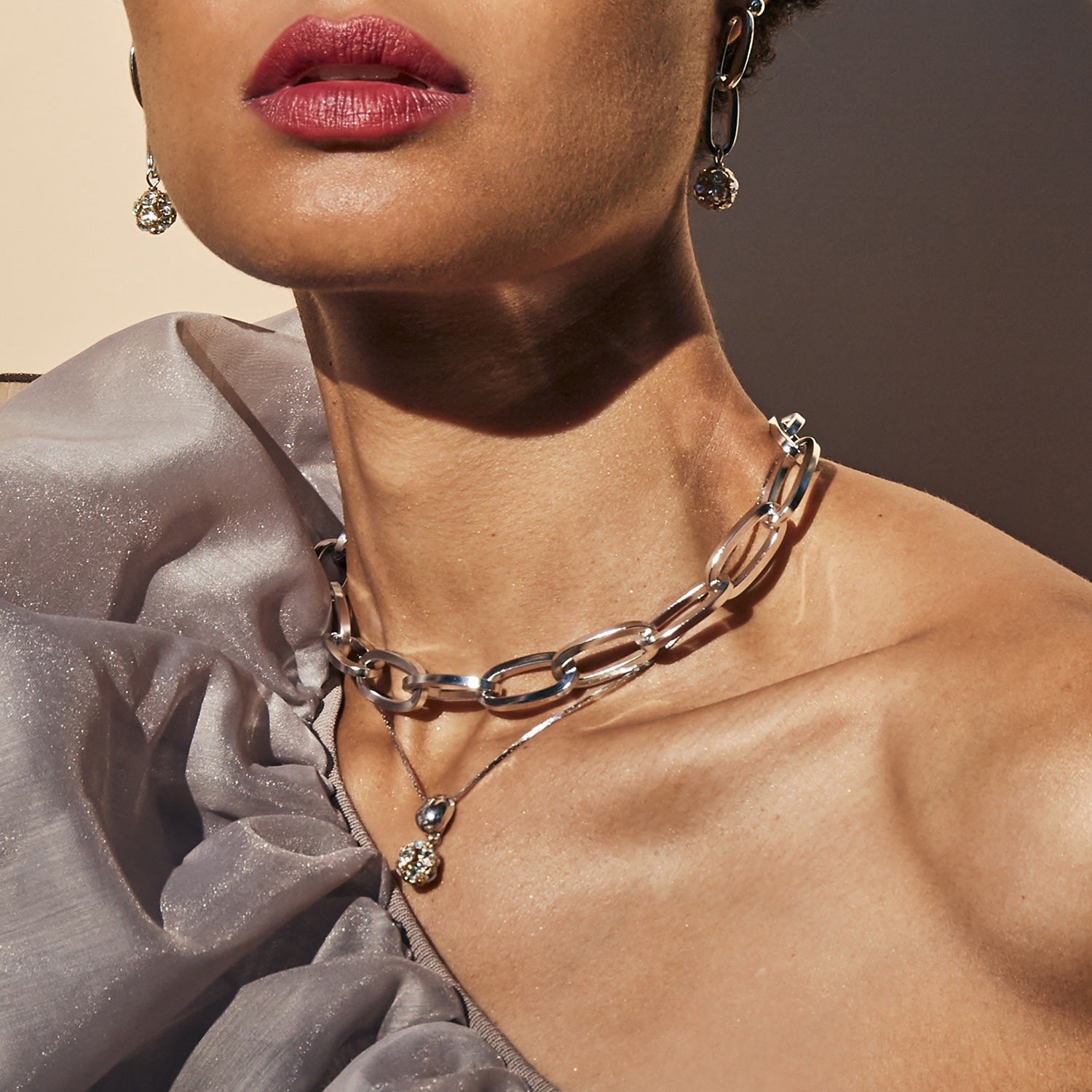Essential Chainlink Collar - Silver