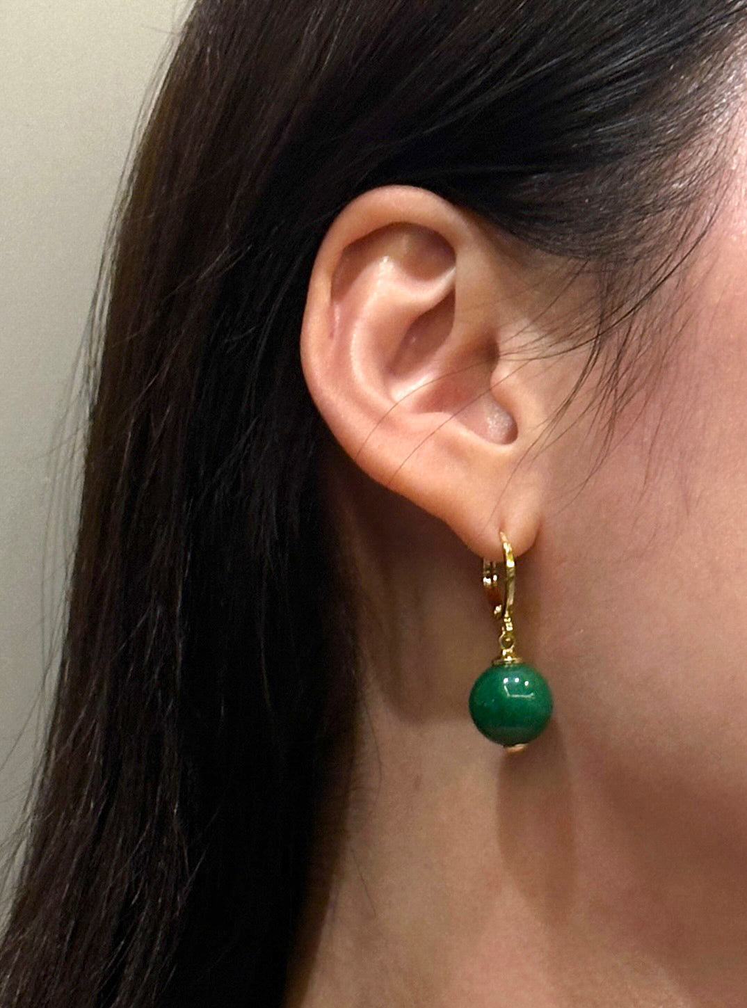Nadene Jade Drop Earrings