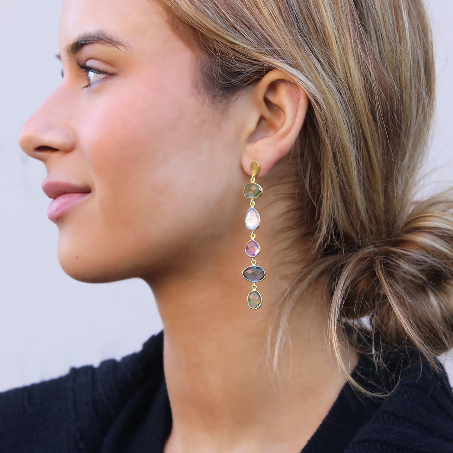 Nana Multicolor Stone Earrings