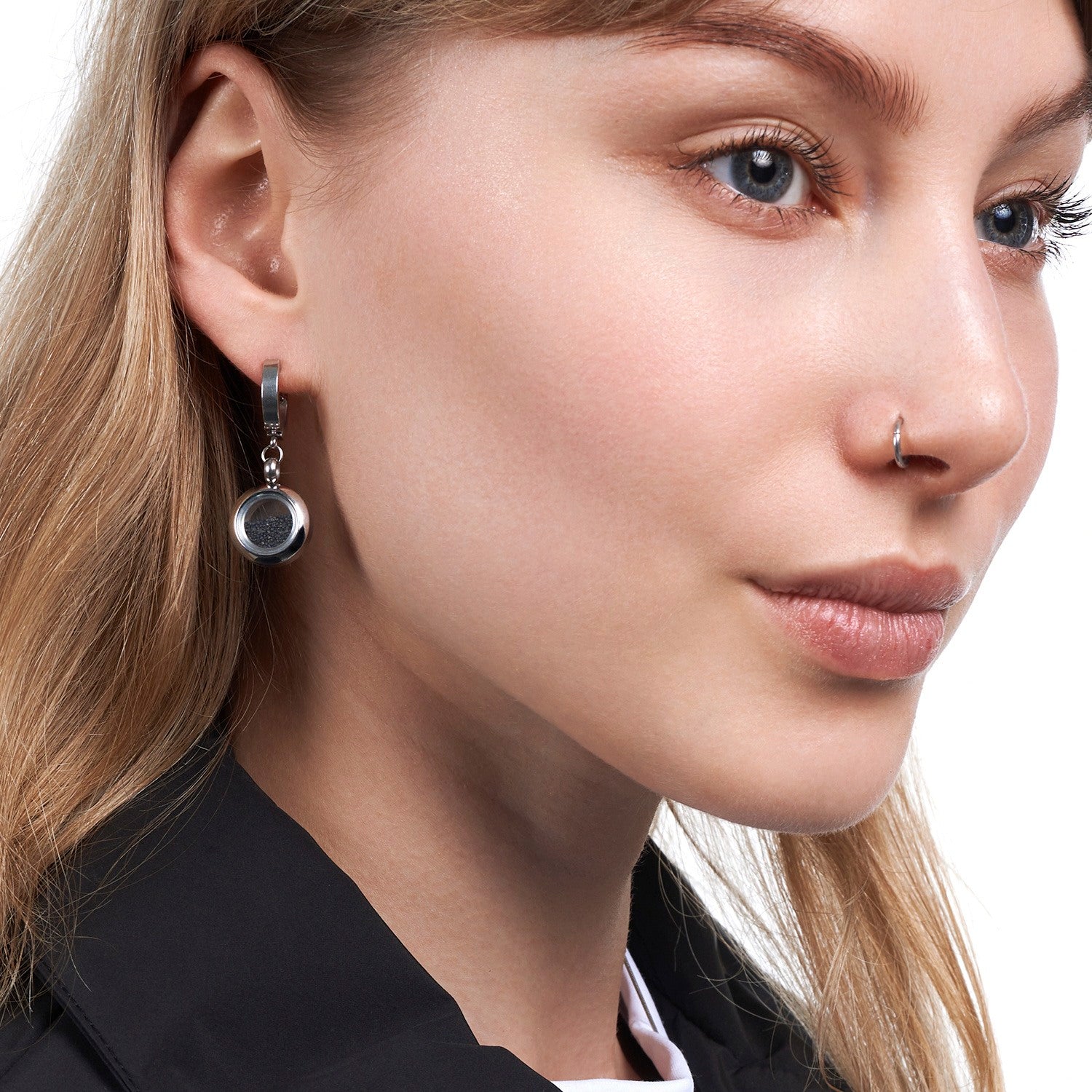 Designer Jewelry Dangle Earrings With Natural Volcanic Sand - Drop Earrings