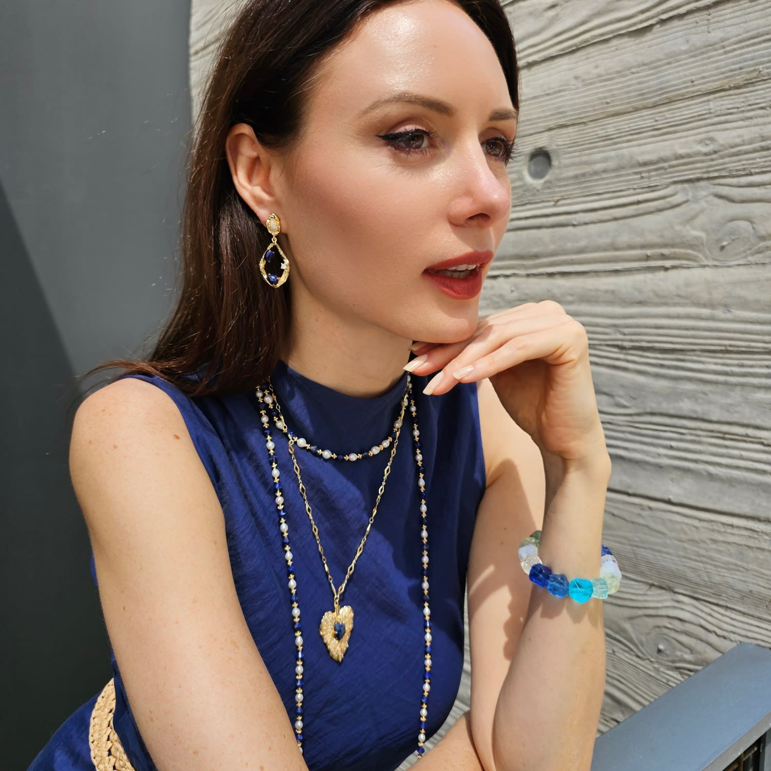 Natural Colorful Quartz Bracelet