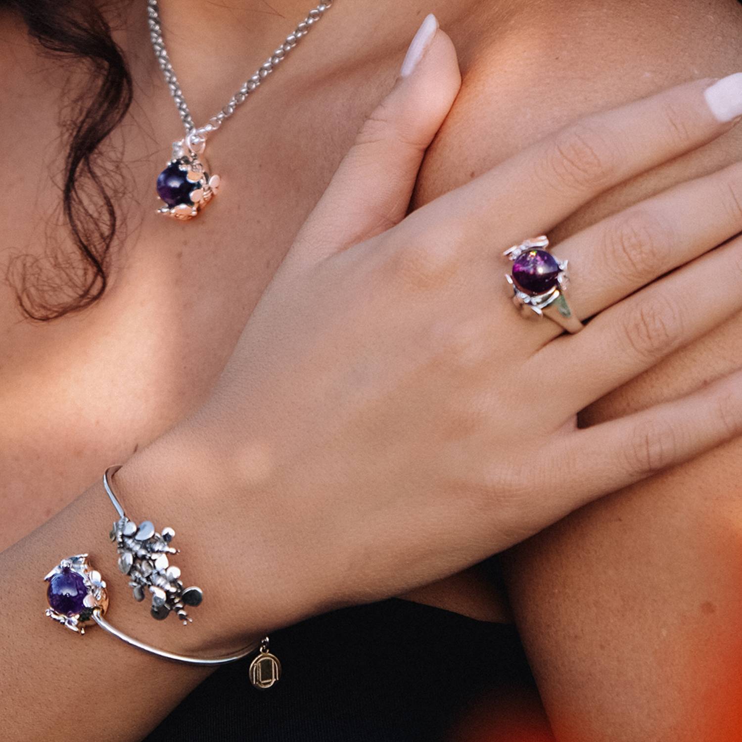 Natural Queen Bracelet In Sterling Silver, With Pearl