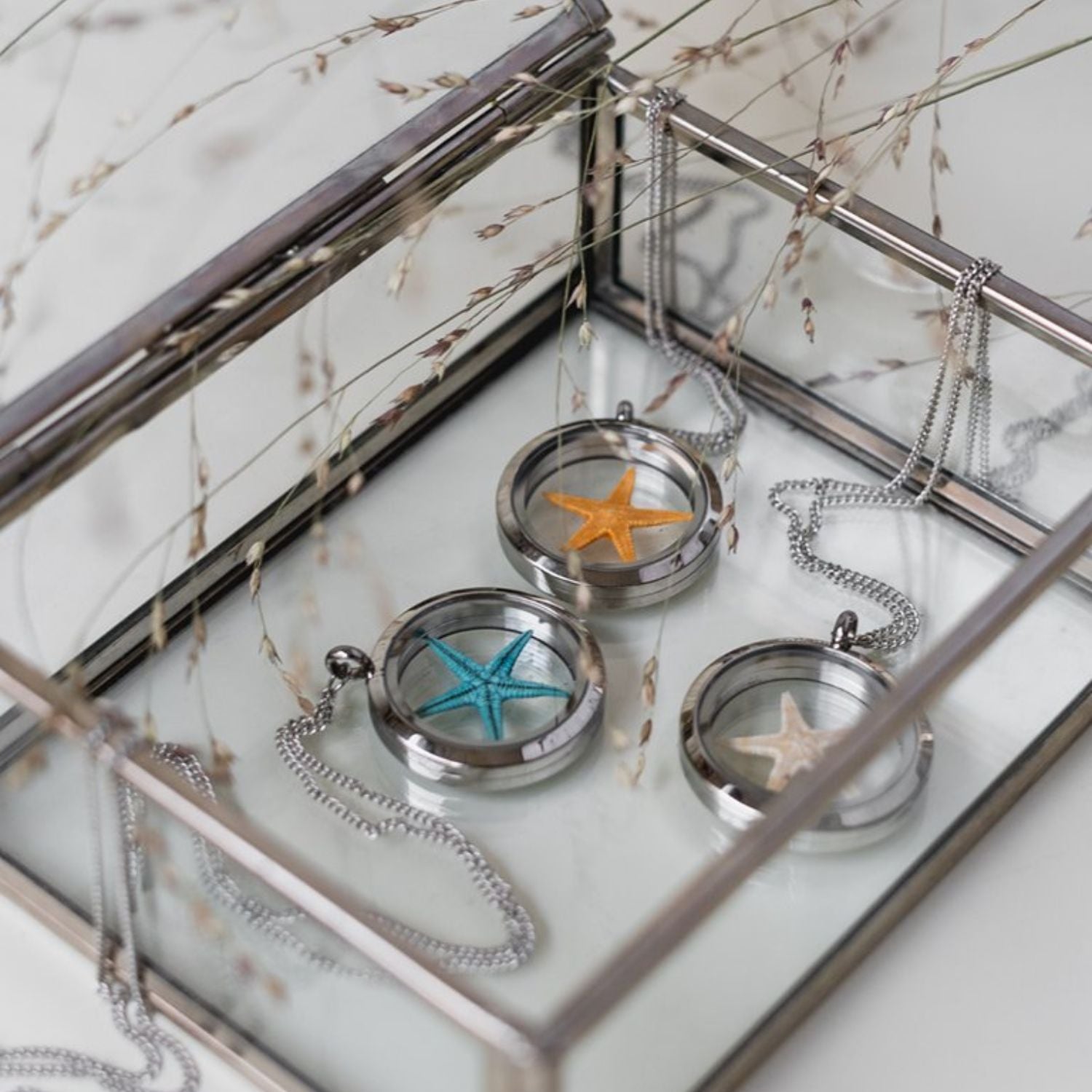 Designer Jewelry Necklace With Blue Starfish