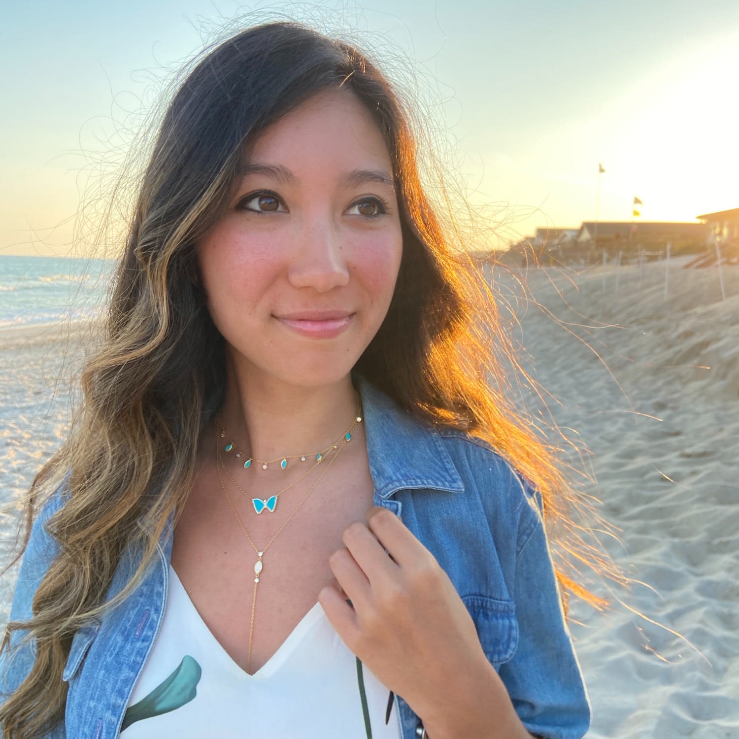 Mini Gemstone Butterfly Turquoise