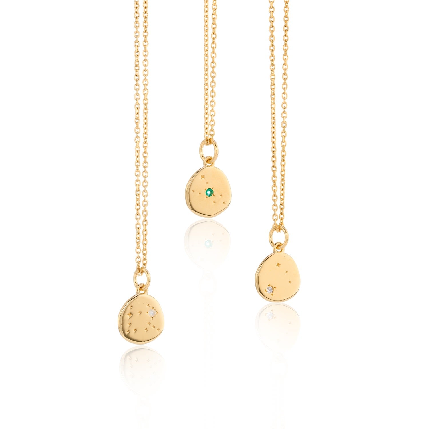 Inari Zodiac Gemini Gold Vermeil Necklace