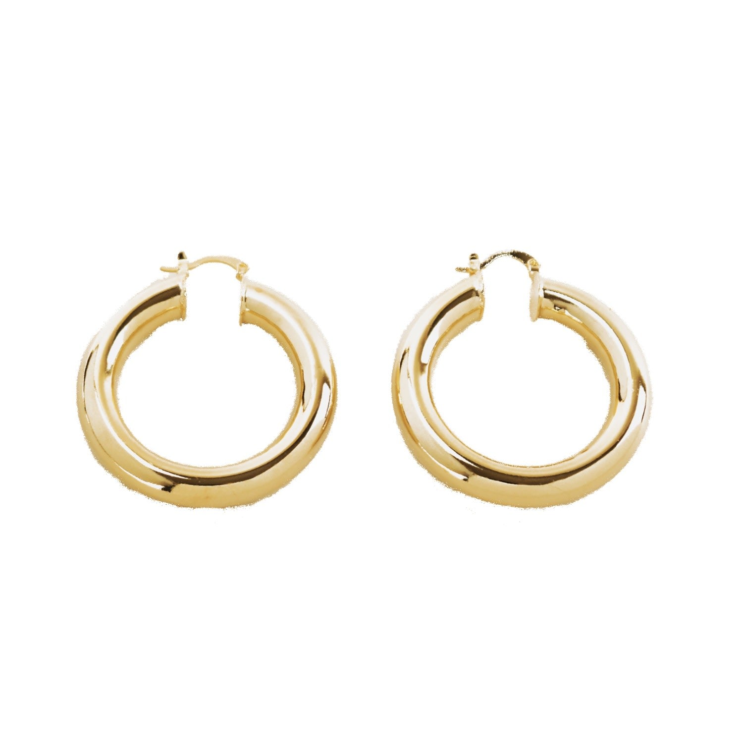Large Hollow Hoops