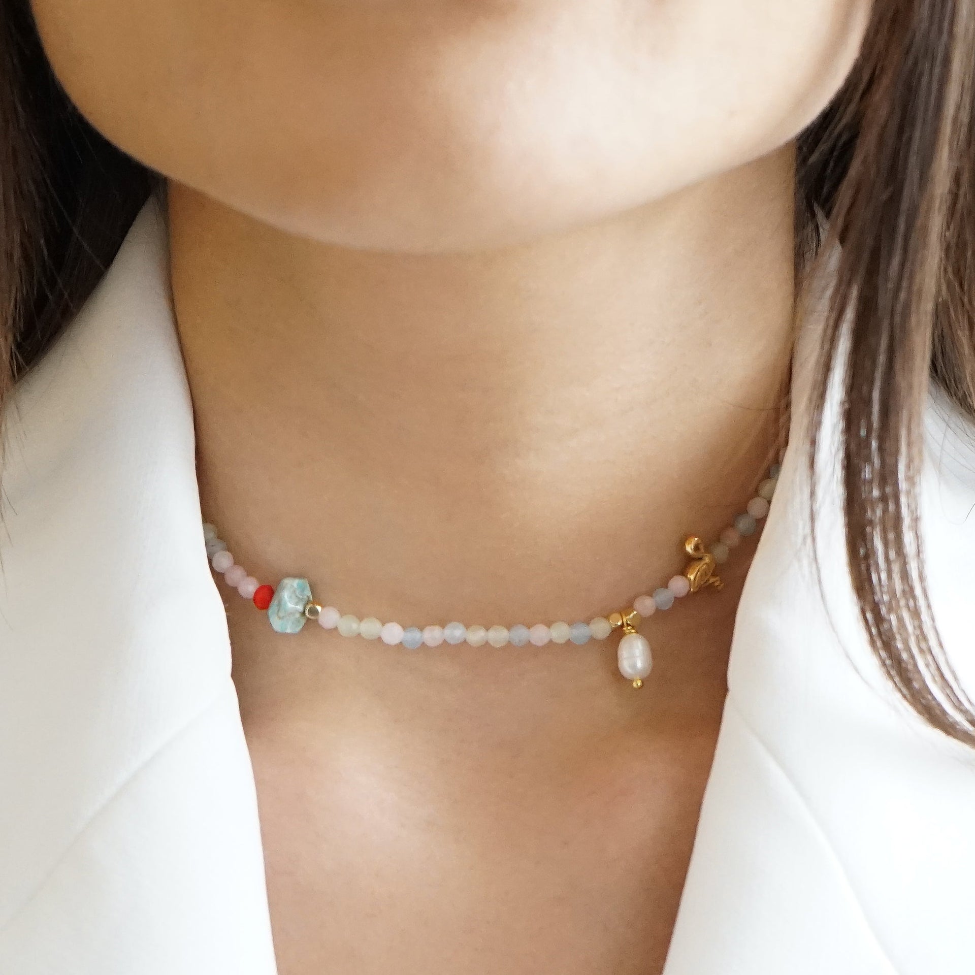 Necklace Flamingo Diaries