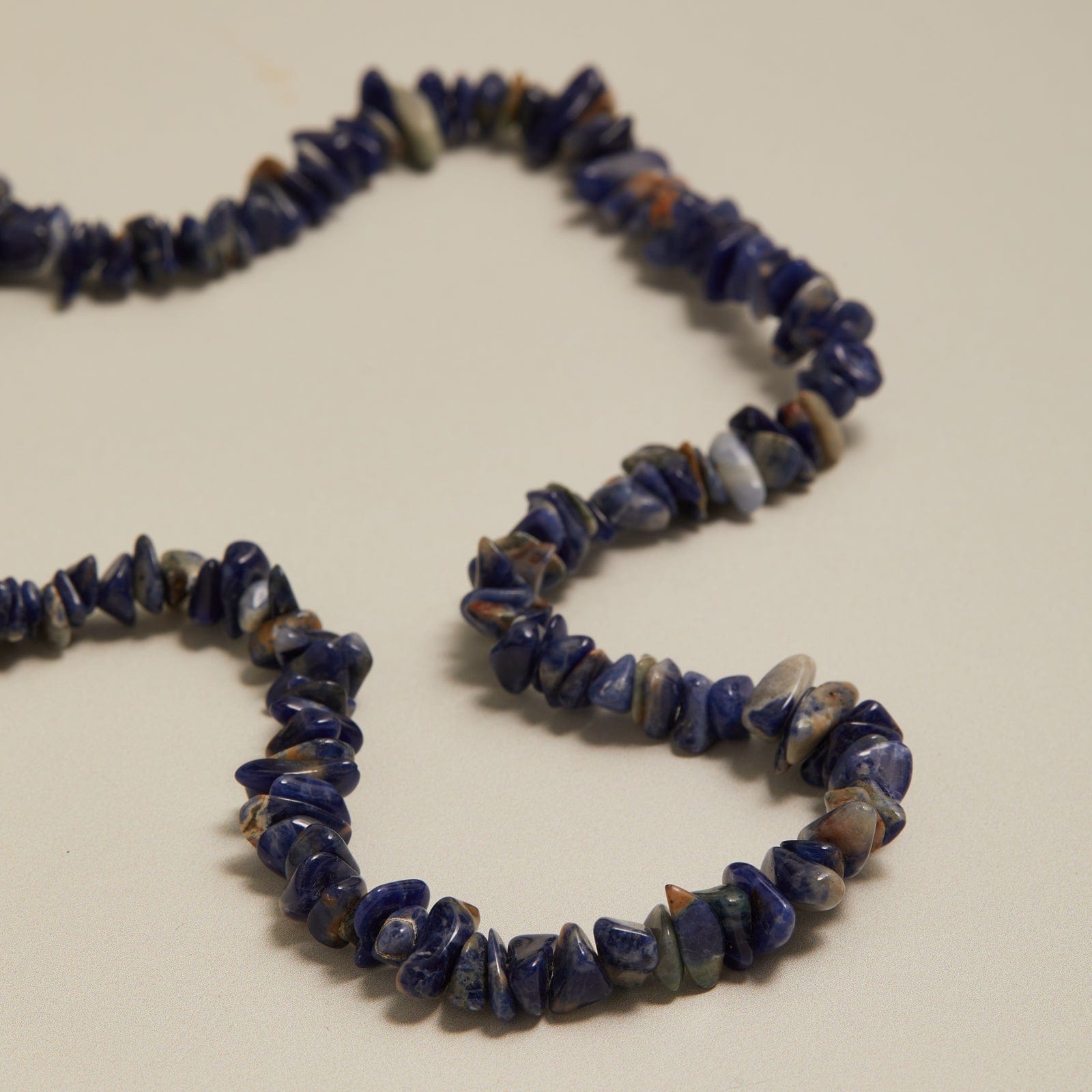 Vintage Blue Chip Necklace