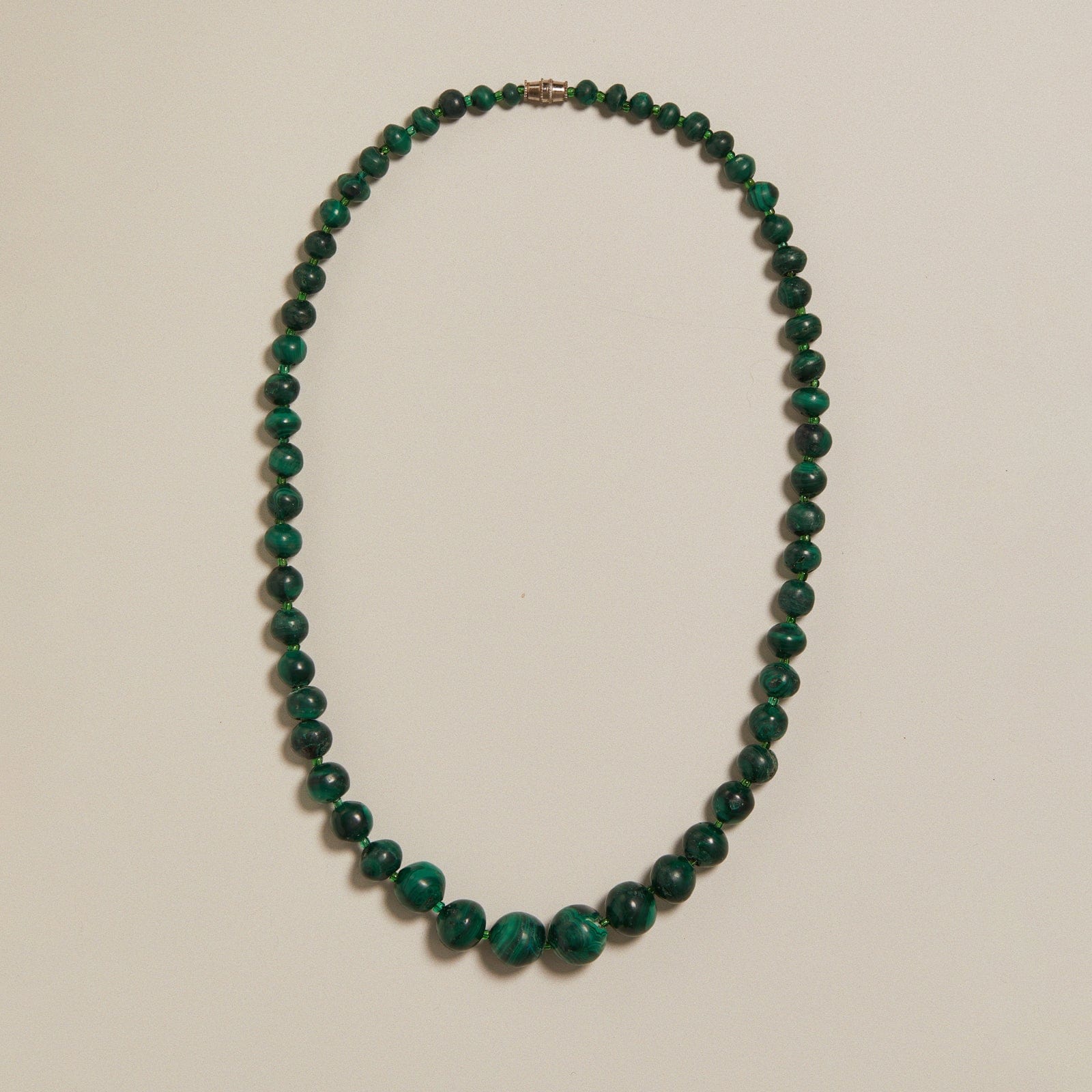 Vintage Graduated Semi Precious Beaded Necklace