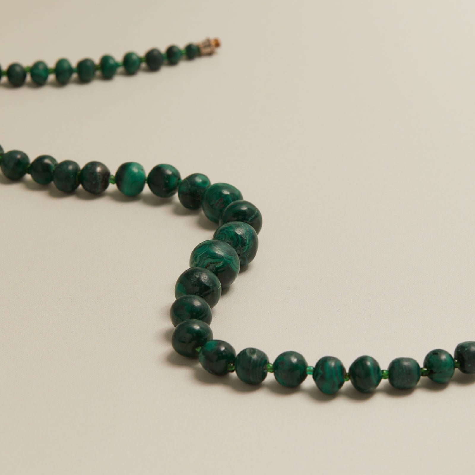 Vintage Graduated Semi Precious Beaded Necklace