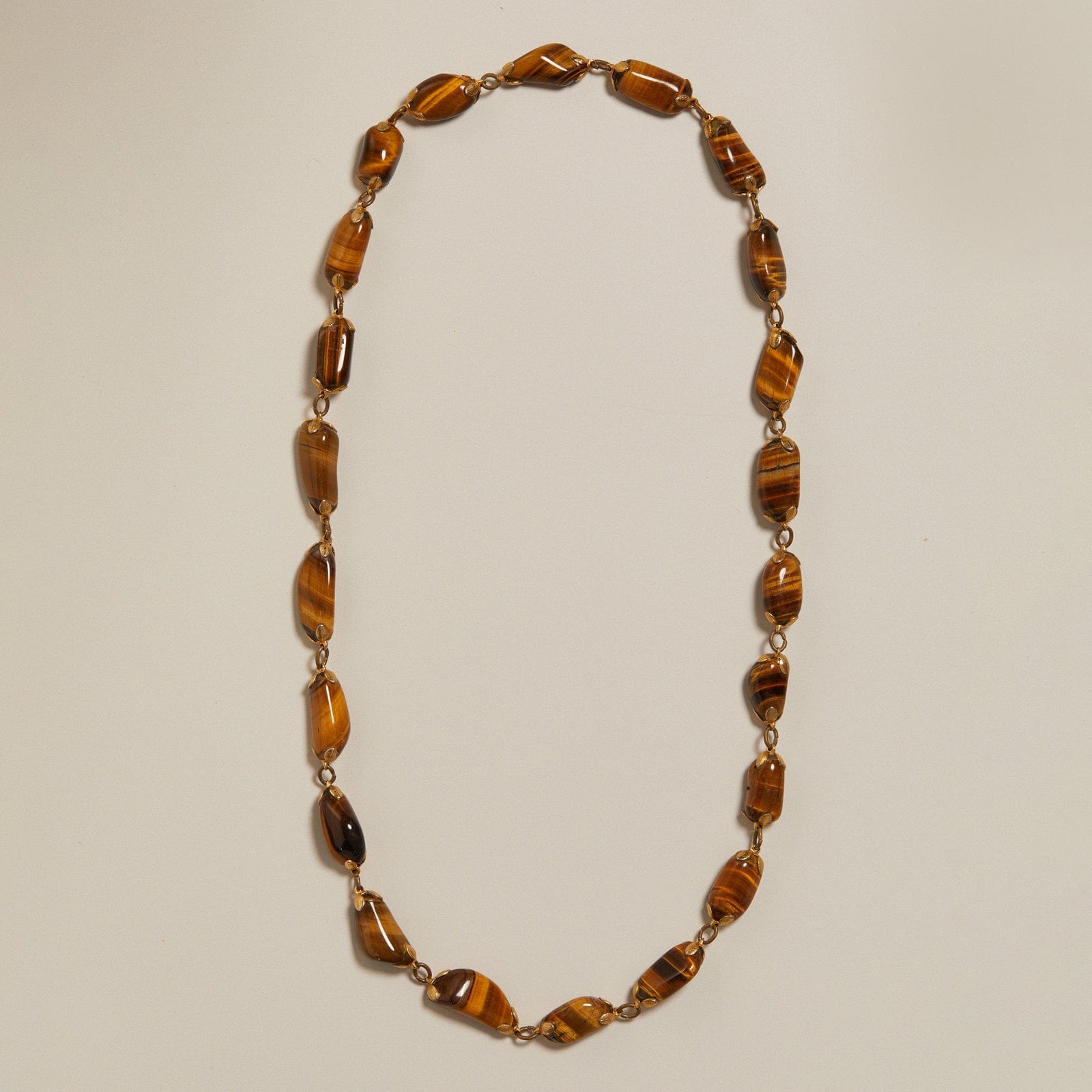 Vintage Statement Stationed Stone Necklace