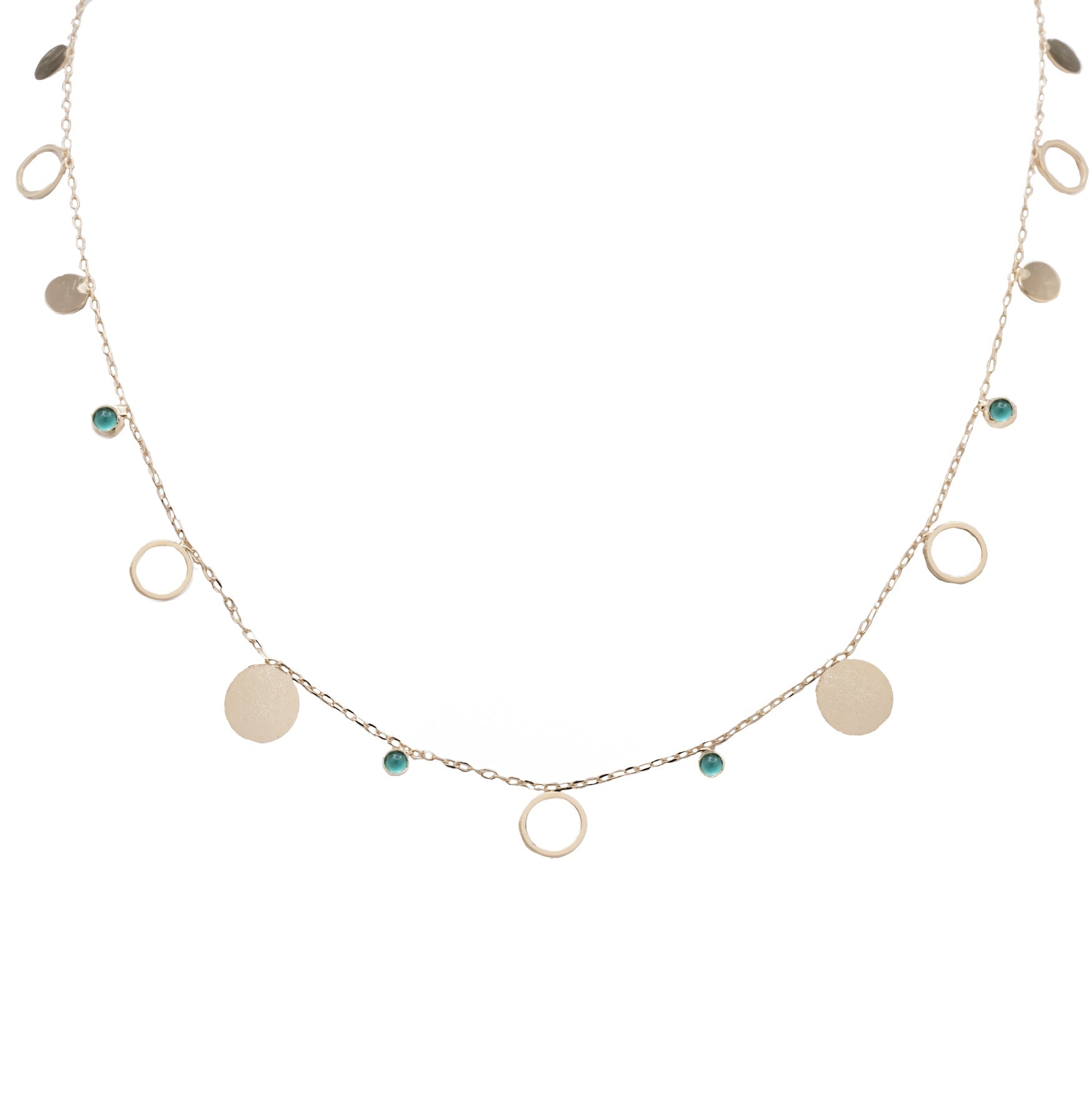 Manhatan Short Coin Necklace