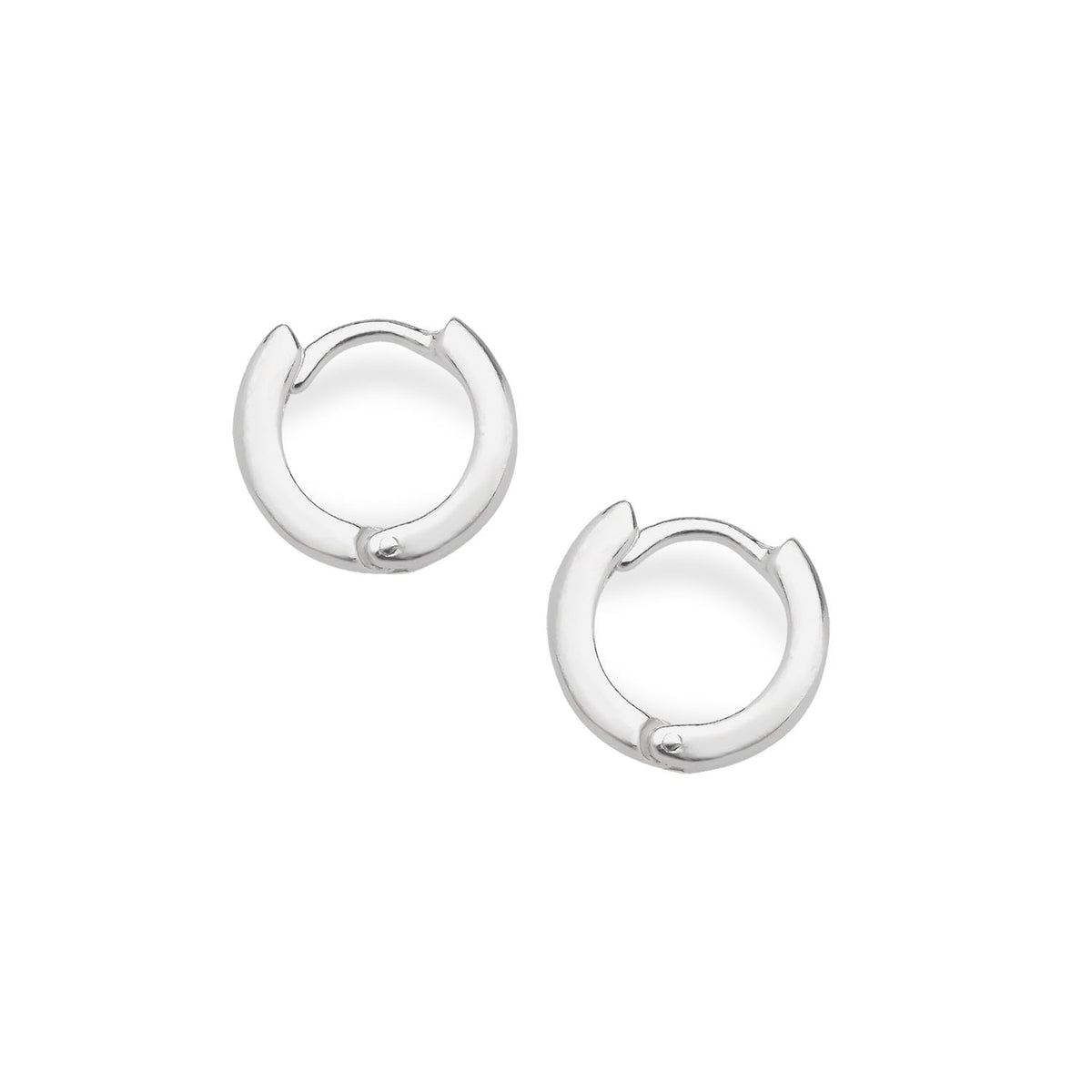 Nell Huggie Earrings Sterling Silver Small