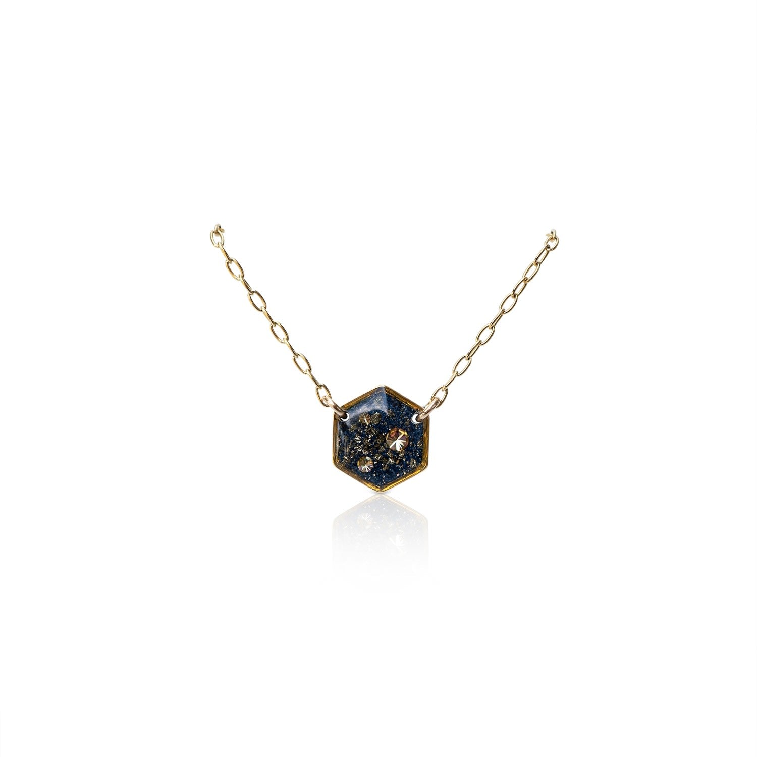 Hexagon Galaxy Necklace