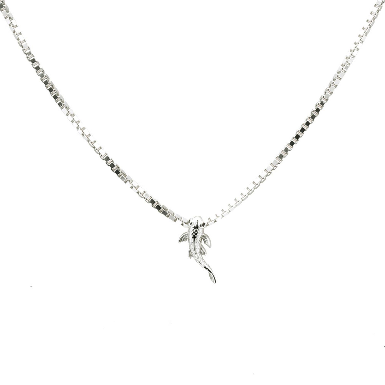 Fish Neshama Necklace- Silver