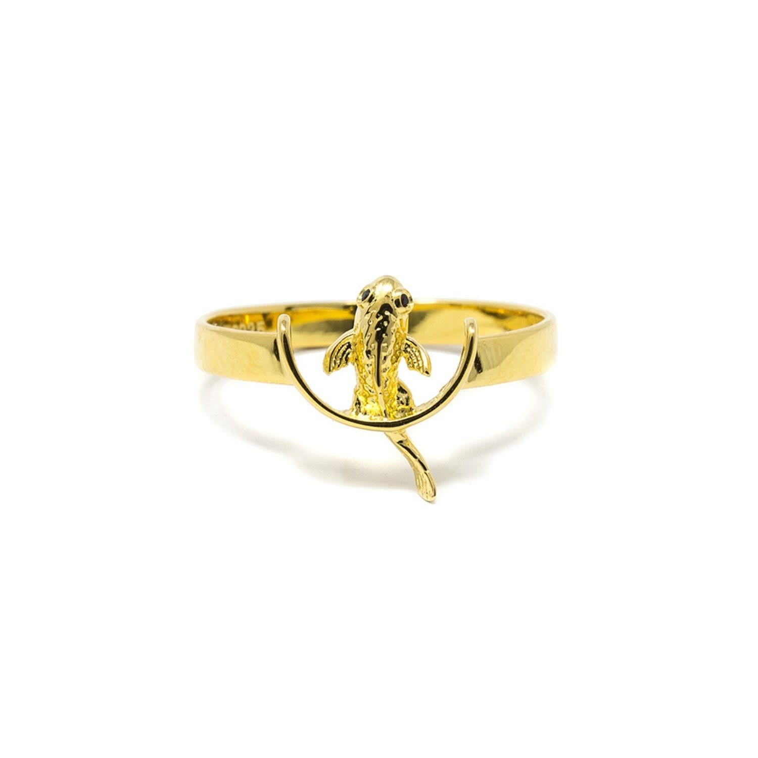 Neshama Fish Ring- Gold