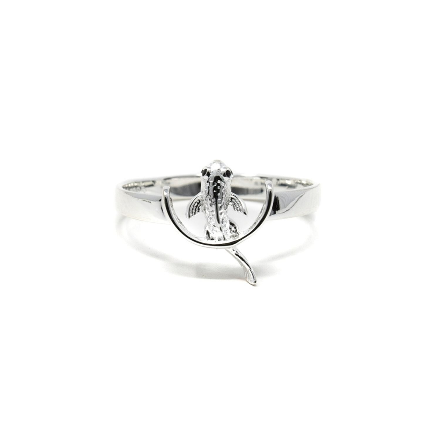 Neshama Fish Ring- Silver
