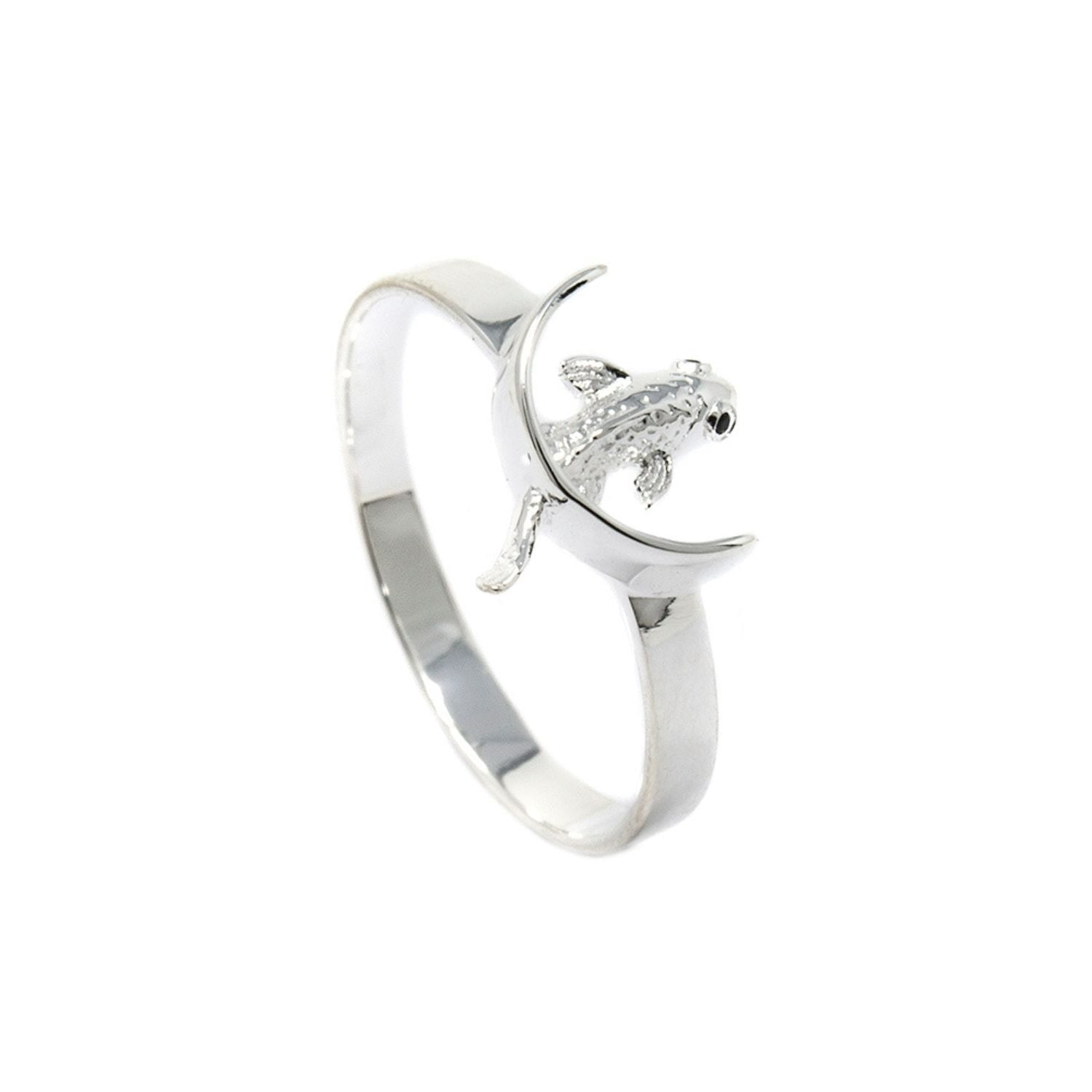 Neshama Fish Ring- Silver