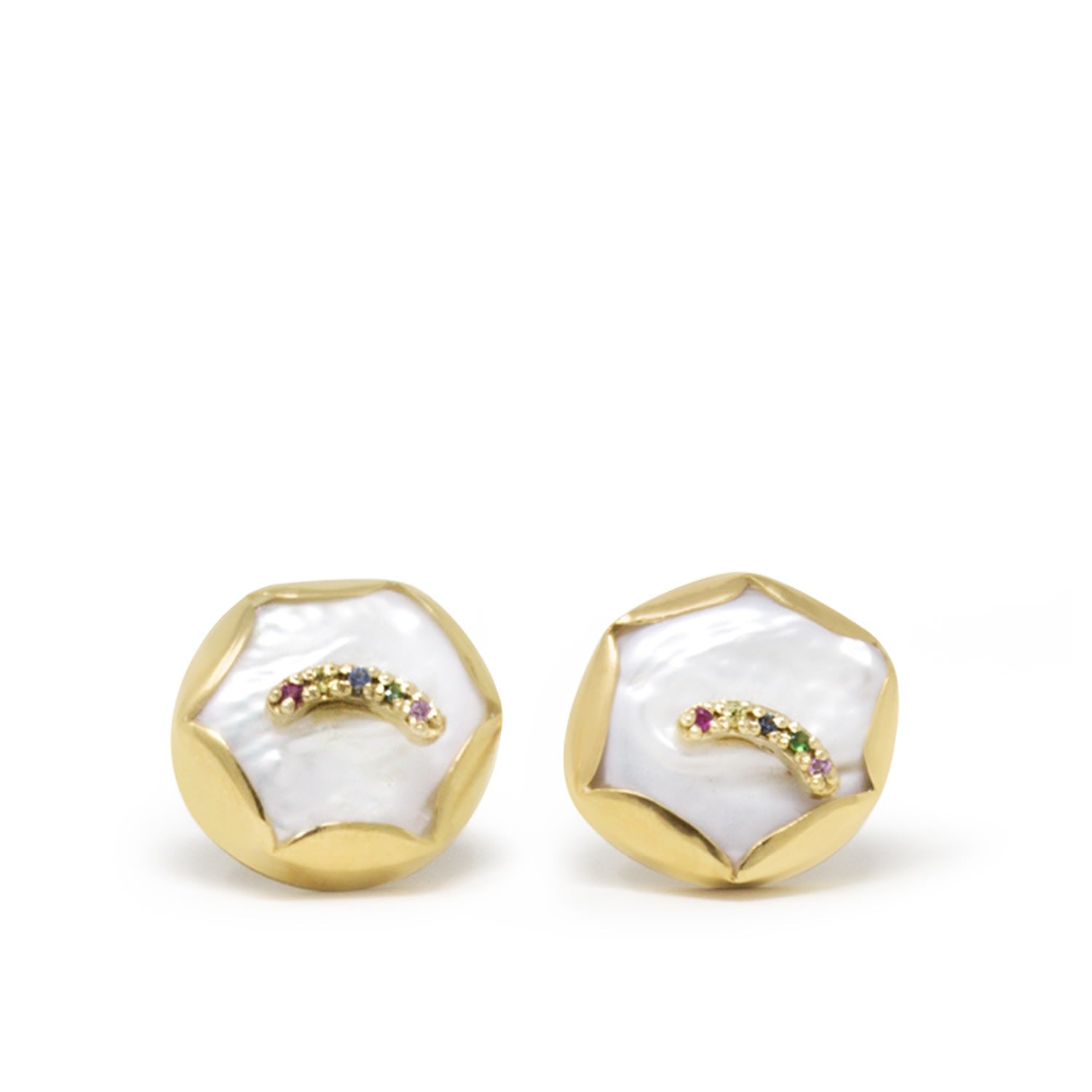 Over The Rainbow Pearl Earrings